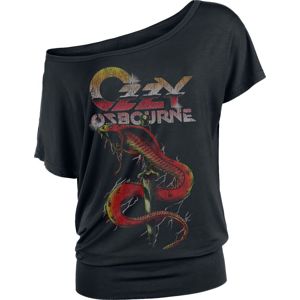 Ozzy Osbourne Vintage Snake dívcí tricko černá
