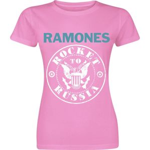 Ramones Rocket to Russia Dámské tričko růžová