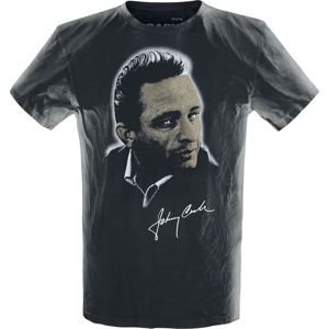 Johnny Cash Portrait Tričko cerná/bílá