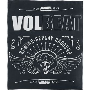 Volbeat Skullwing nášivka na záda cerná/bílá