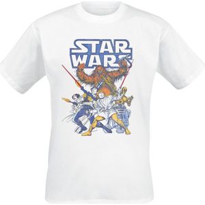 Star Wars Heroic Crew Tričko bílá