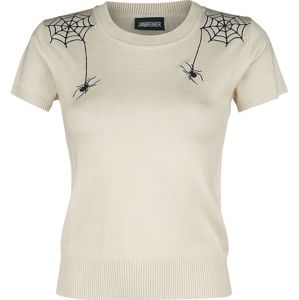 Jawbreaker Spider Knitted T-Shirt Dámské tričko bílá