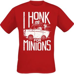 Minions I Honk For Minions Tričko červená