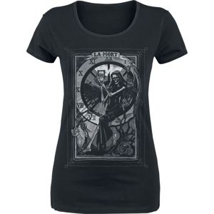 Gothicana by EMP schwarzes T-Shirt mit Print und Rundhalsausschnitt dívcí tricko černá