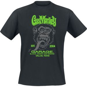 Gas Monkey Garage Green Light Tričko černá