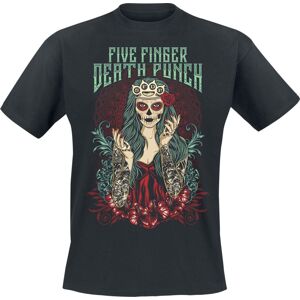 Five Finger Death Punch Lady Muerta Tričko černá