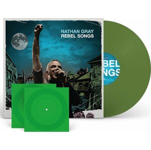 Nathan Gray Rebel songs LP & Flexi Disc olivová