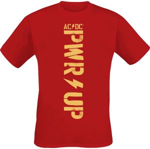 AC/DC PWR UP Tričko červená