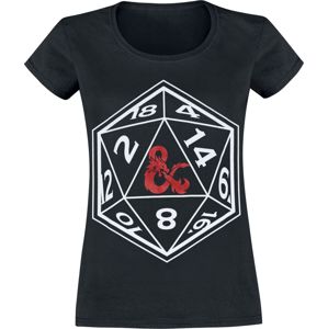 Dungeons and Dragons Dice Dámské tričko černá