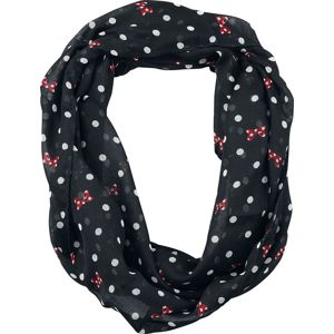 Mickey & Minnie Mouse Minnie Mouse - Dots & Bows Šátek/šála černá