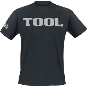 Tool Metallic silver Logo Tričko černá