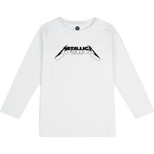 Metallica Metal-Kids - Logo detské tricko - dlouhý rukáv bílá