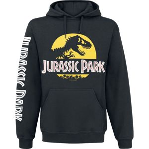 Jurassic Park Logo Mikina s kapucí černá