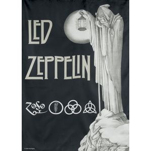 Led Zeppelin Stairway To Heaven vlajka cerná/bílá