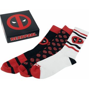 Deadpool Deadpool - Allover and Logo Ponožky vícebarevný