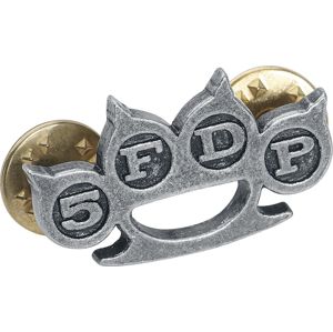 Five Finger Death Punch Knuckle Odznak šedá