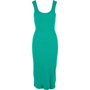 Urban Classics Ladies Rib Top Dress Šaty zelená