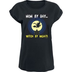 Sprüche Mom by day... Witch by night! Dámské tričko černá