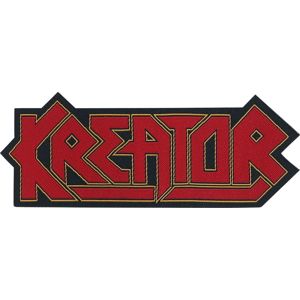 Kreator Kreator Logo nášivka cerná/cervená