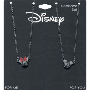 Mickey & Minnie Mouse Pearls Náhrdelník - řetízek černá