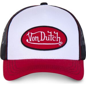 Von Dutch Baseballová čepice VON DUTCH se síťovinou Baseballová kšiltovka bílá/cervená