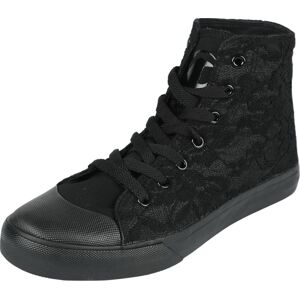 Black Premium by EMP Sneaker With Allover Lace tenisky černá