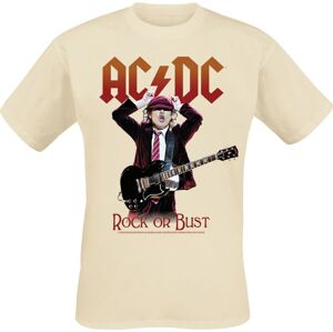 AC/DC Rock Or Bust Tričko písková
