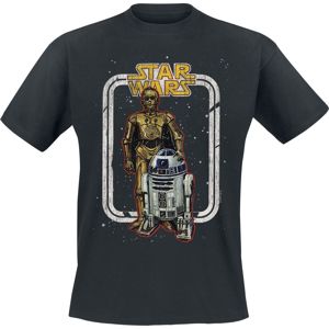 Star Wars R2-D2 - C3PO Tričko černá