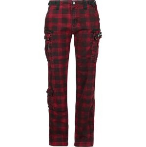 Black Premium by EMP Army Vintage Trousers Dívčí kalhoty červená