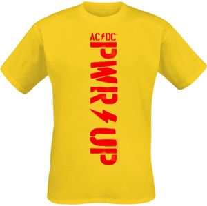 AC/DC PWR UP Tričko žlutá