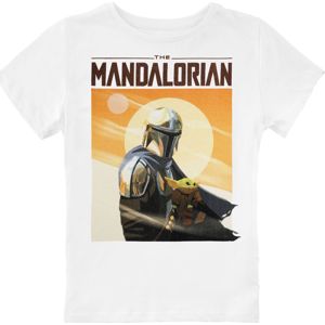 Star Wars The Mandalorian - Poster - Grogu detské tricko bílá