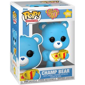 Care Bears Vinylová figurka č. 1203 Care Bears 40th anniversary - Champ Bear Pop! Animation (s možností chase) Sberatelská postava standard