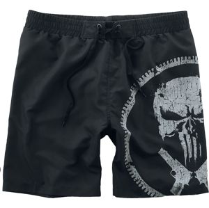 The Punisher Skull & Gun pánské plavky černá
