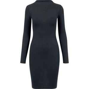 Urban Classics Ladies Rib Dress Šaty černá
