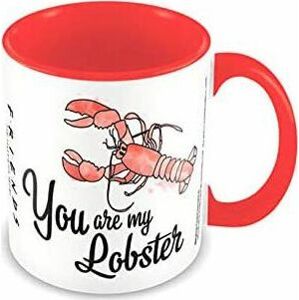 Friends You Are My Lobster Hrnek bílá/cerná/cervená