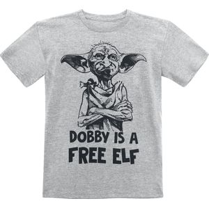 Harry Potter Dobby Is A Free Elf detské tricko prošedivelá