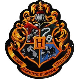 Harry Potter Hogwarts plechová cedule vícebarevný