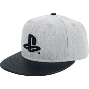 Playstation Logo kšiltovka šedá/cerná