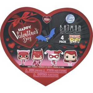 DC Valentine's Day Box 4PC - Pocket Pop! Klíčenka vícebarevný