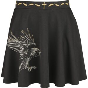 Gothicana by EMP Gothicana X The Crow Skirt Sukně černá