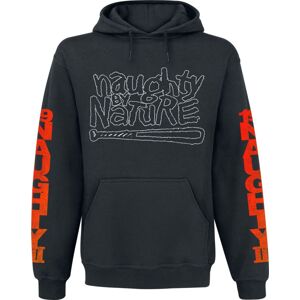 Naughty by Nature Hip Hop Hooray Mikina s kapucí černá