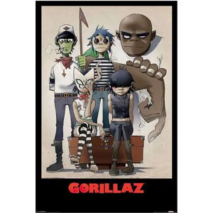 Gorillaz Characters plakát vícebarevný