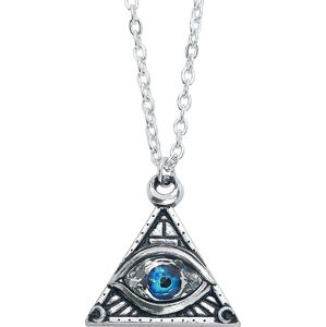 Alchemy Gothic Prívesok Eye of Providence Náhrdelník - řetízek stríbrná