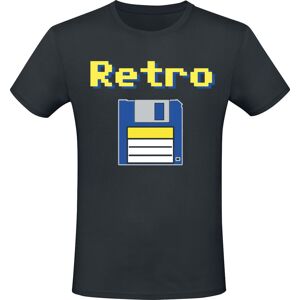 Gaming Retro - Diskette Tričko černá