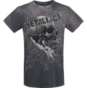 Metallica Sad But True Skull Tričko tmavě šedá