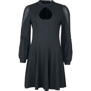 Black Premium by EMP Šaty s výstřihem ve tvaru srdce Šaty černá