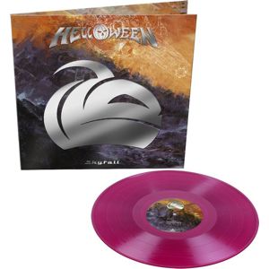 Helloween Skyfall / Indestructable 12 inch single fialová