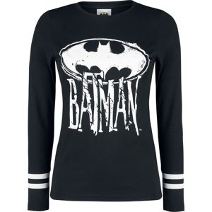 Batman Logo Dámské tričko s dlouhými rukávy černá