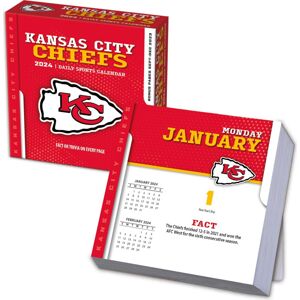 NFL Kansas City Chiefs - Abreißkalender Stolní kalendář vícebarevný