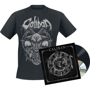 Caliban Zeitgeister LP a CD a tricko černá